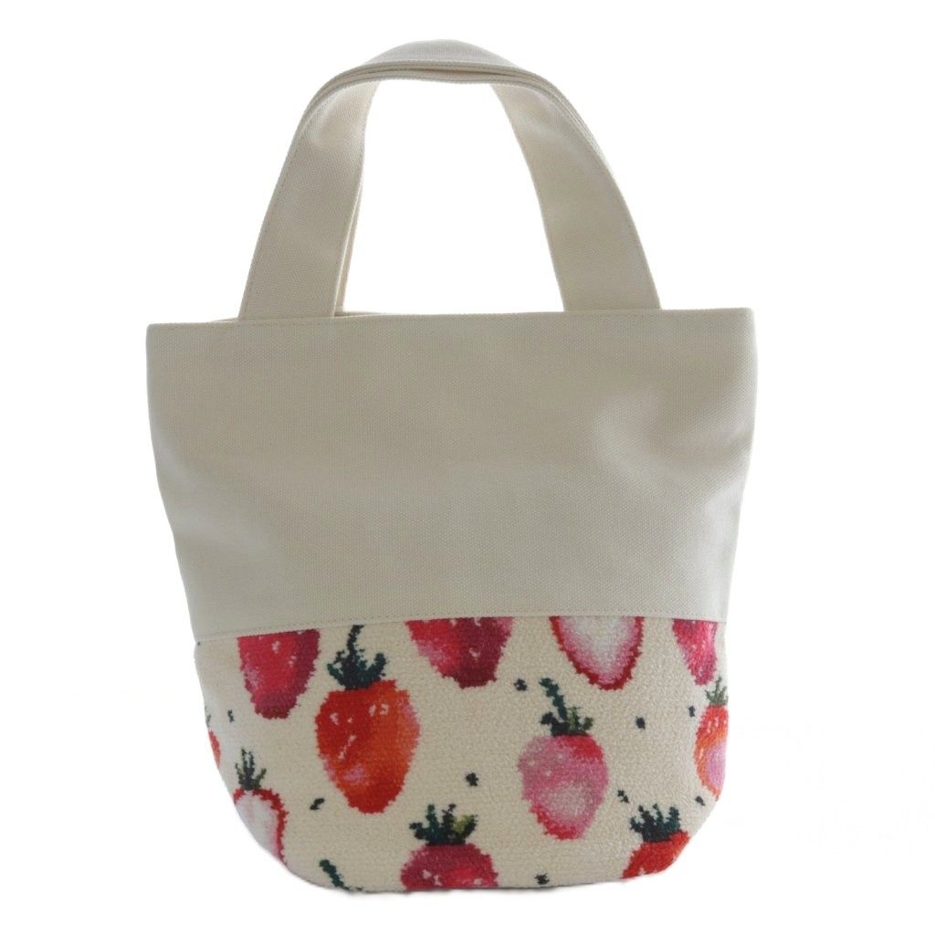 ラブラリーバイフェイラー イチゴトートバッグ ストロベリードット バッグ L&frasl;STD-223014(ピンク): LOVERARY BY FEILER