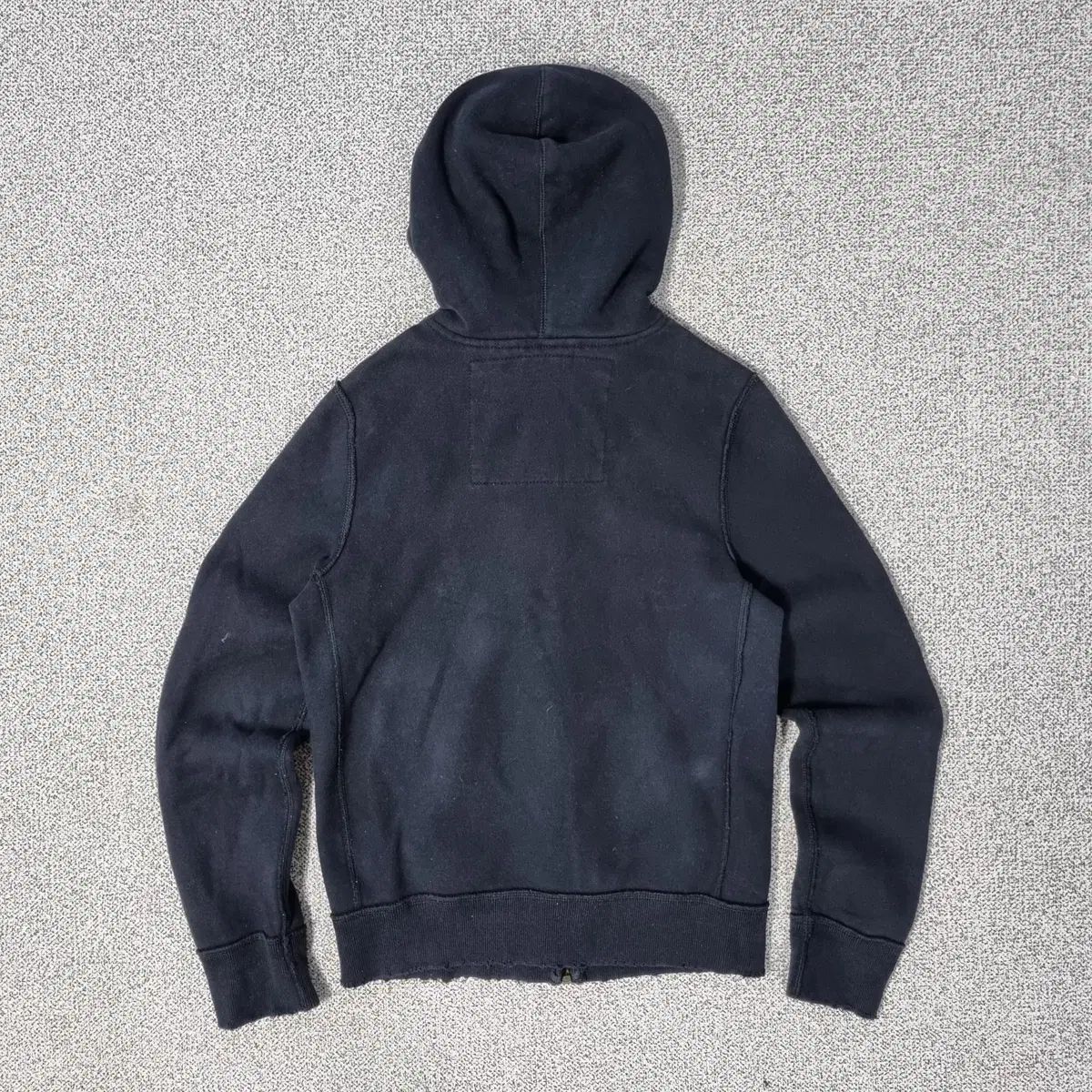 Abercrombie アバクロンビー ヴィンテージ クラック ジップアップパーカー フード付き