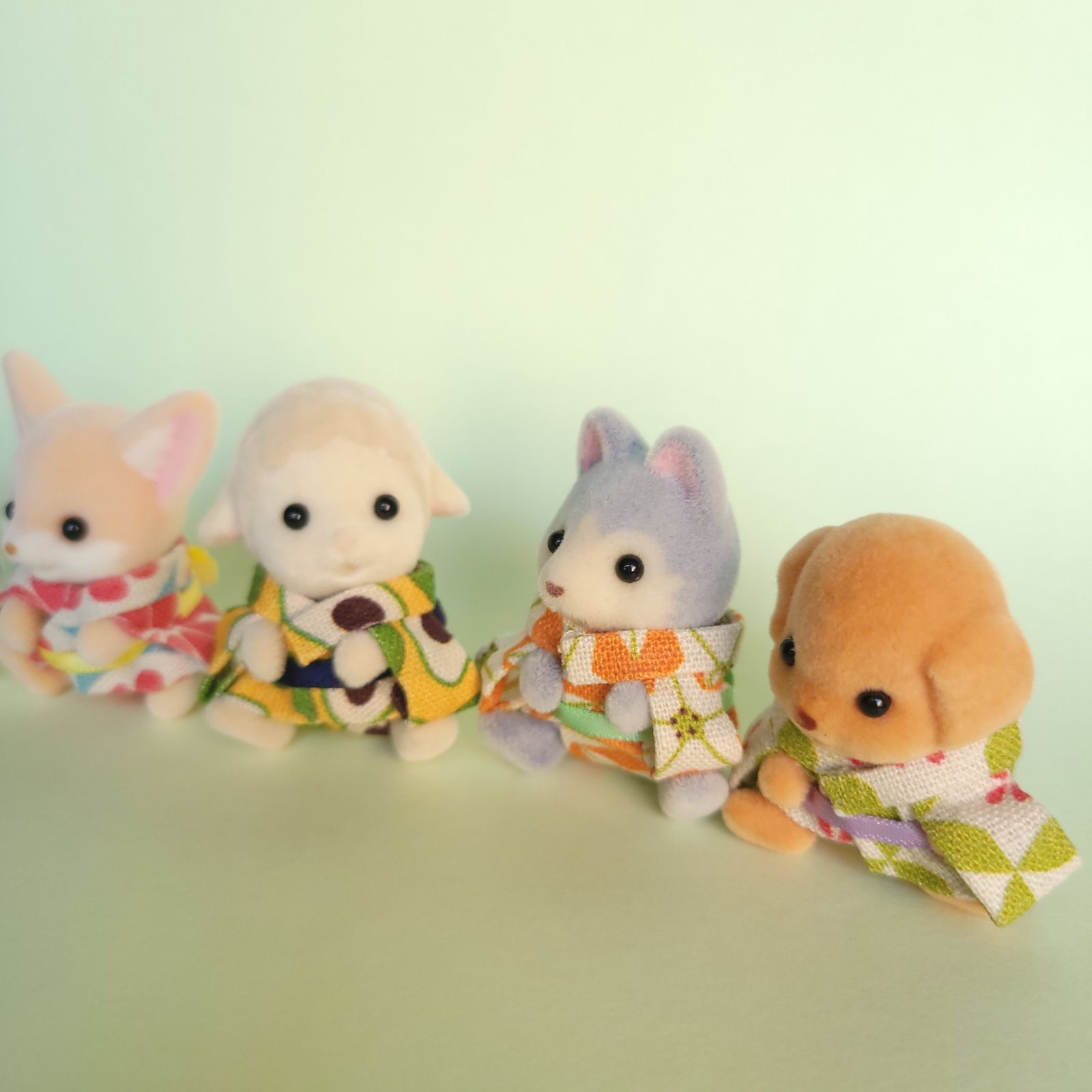 シルバニアファミリー【赤ちゃん浴衣2着セット】 ふたごセット