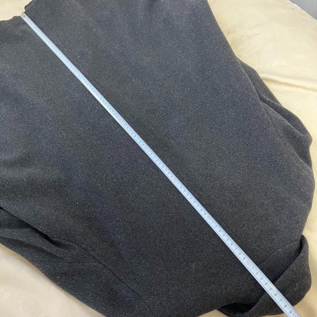 英国製 ウール カシミア Aライン コート サイズ9 FEMINELLA フェミネラ ロングコート グレー カシミヤ イギリス GULLKHAN_COM