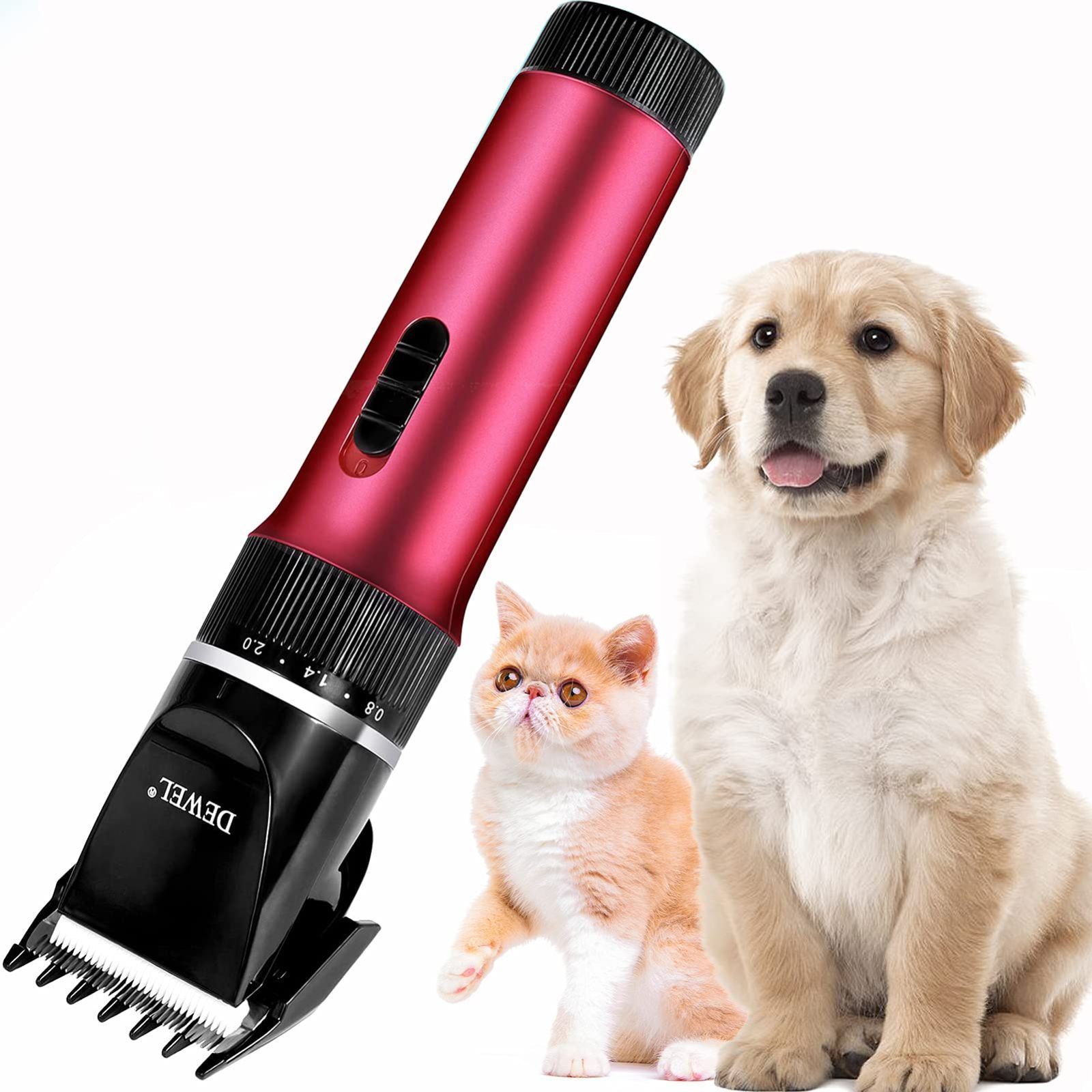 【新着商品】小型犬、中型犬、大型犬/猫/その他の動物に幅広く対応 電動ペット用バリカン 犬用グルーミングバリカン ペットグルーミングセット 低騒音 ペットの全身の毛をプロの仕上がり
