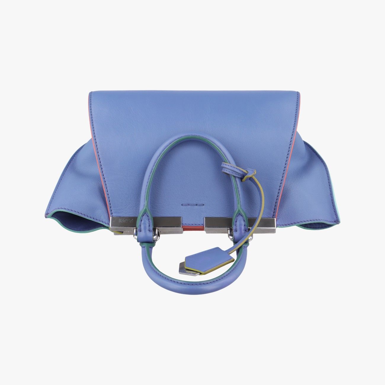 フェンディ FENDI ハンドバッグ プチトロワジュール 8BH333 ブルー