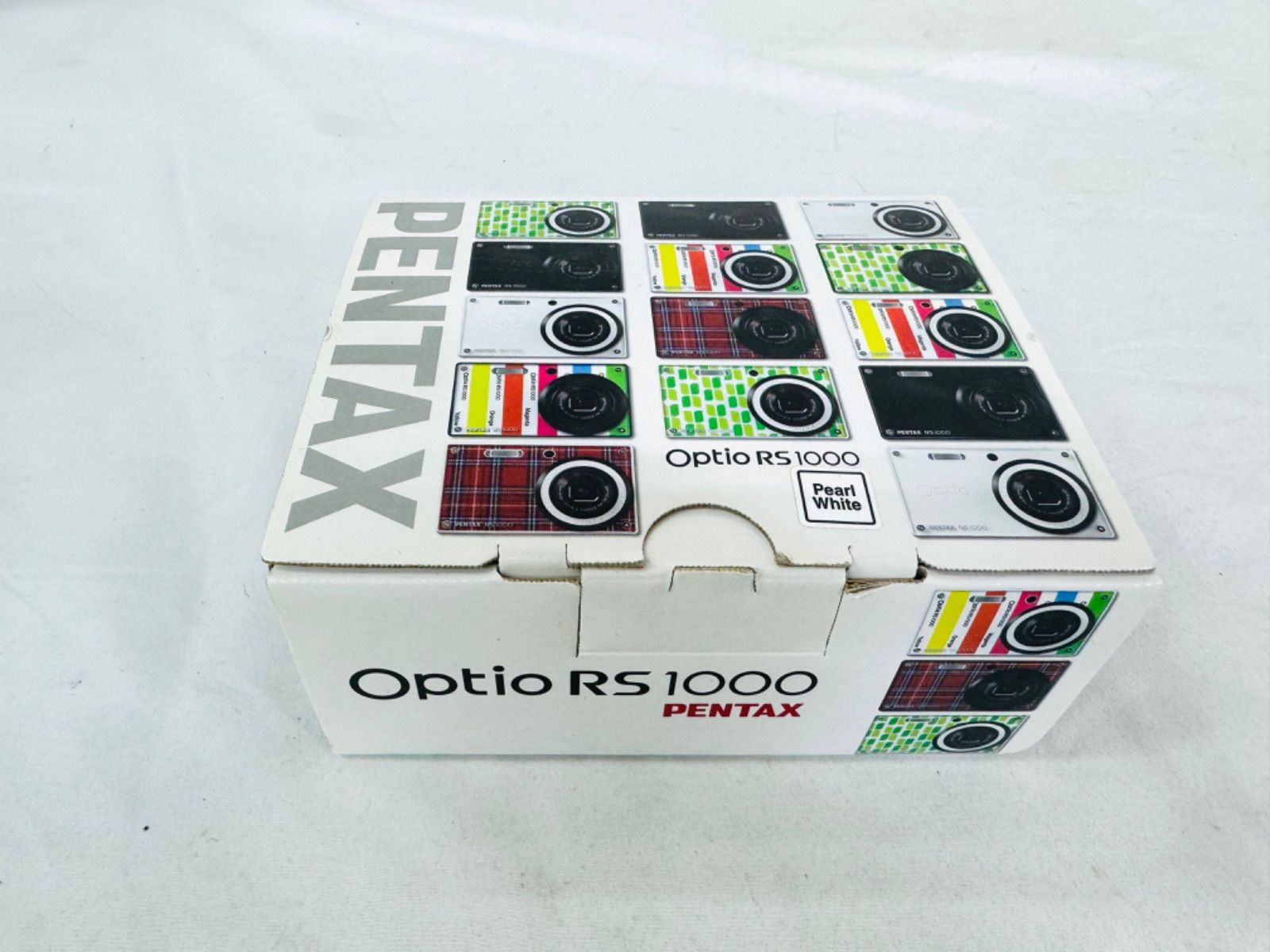 PENTAX Optio RS1000 レッドチェック ジャンク品 PENTAX optio RS1000 赤 チェック柄 ZOOM×4 MEGAPIXELS14