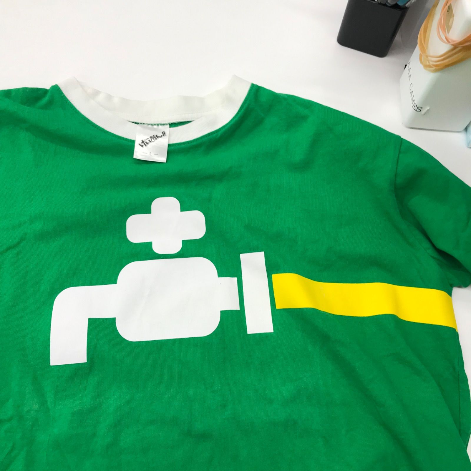 M8069 けいおん 田井中律 着用 りっちゃん 子供 蛇口 Tシャツ