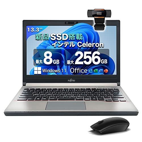 8GB/256GB SSD SOOYA ノートパソコン office付き Windows11搭載