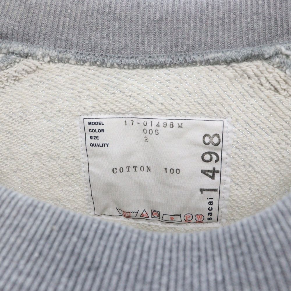 sacai luck14AW/クルーネックスウェット/1 5764-01_13_56443cfe-c5fe-43a9-