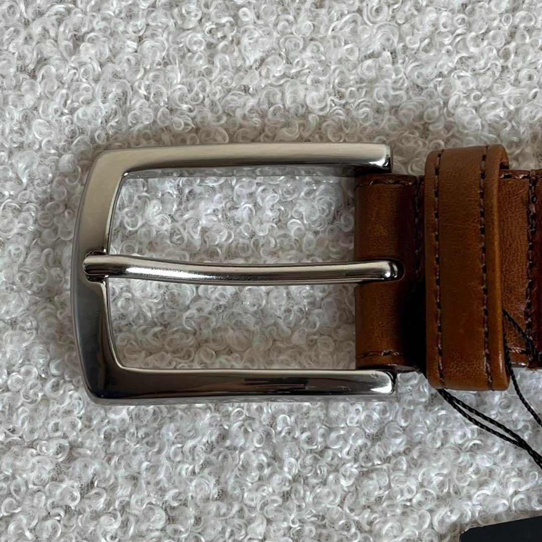 美品　バーバリー　ベルト　レザー　ノバチェック　茶　ブラウン 新品未使用 BURBERRY ベルト レザー ノバチェック ブラウン