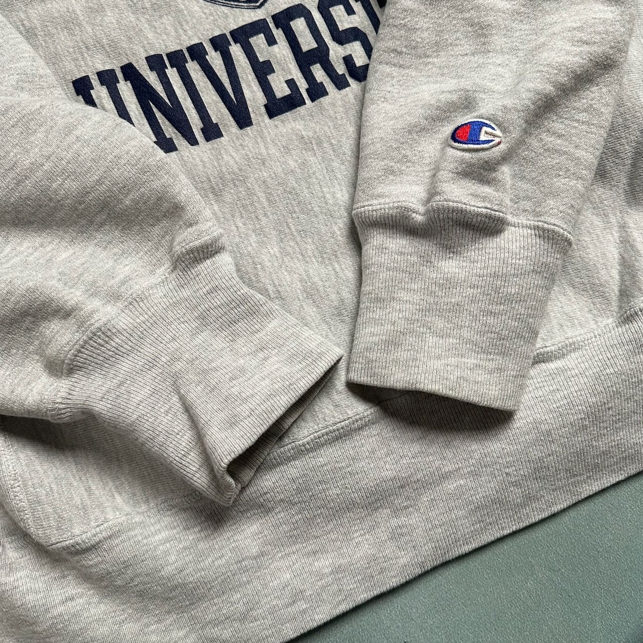 90s champion RW JOHNS HOPKINS リバースウィーブ ボロ 3段プリント