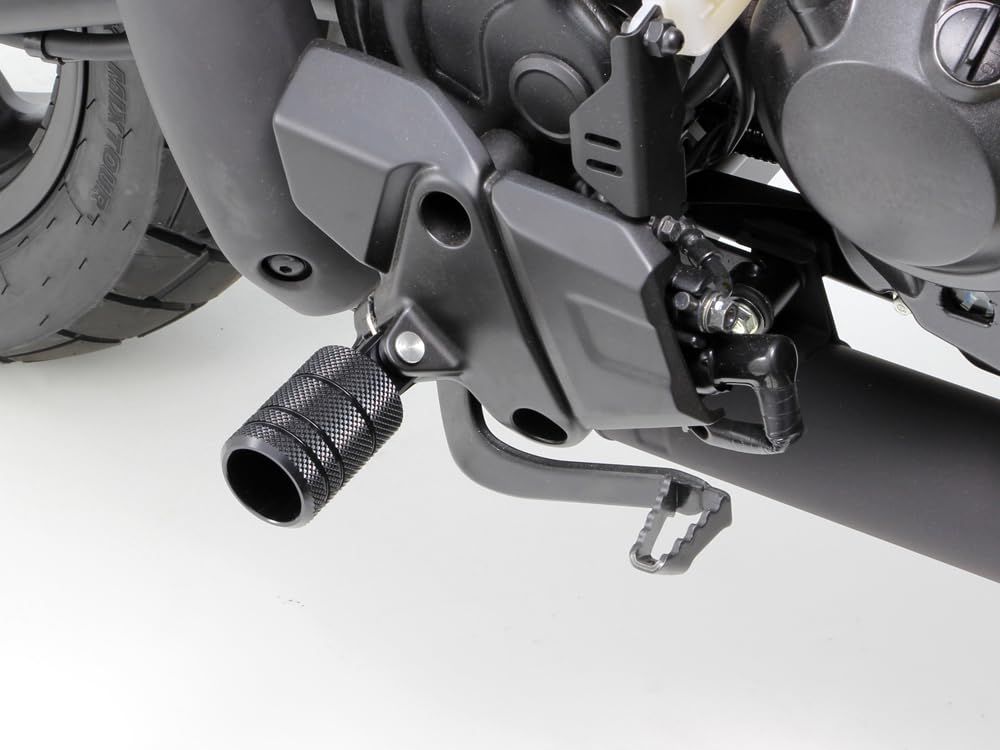 ハリケーン HURRICANE フットペグ ローレット フロント CL250 MC57 CL500 PC68 レブル250 MC49 レブル500 PC60 HF5116B ブラック USTAUSTRALIA_COM_AU