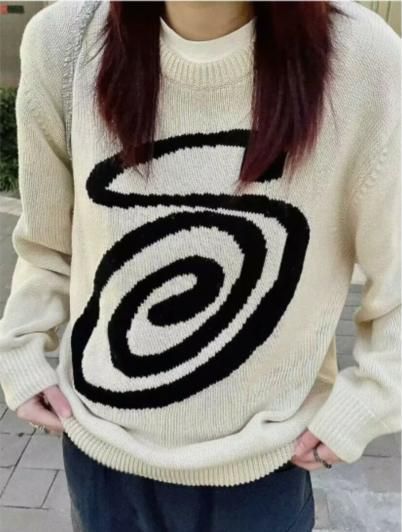 STUSSY CURLY SWEATER パーカー ニットセーター Mサイズ