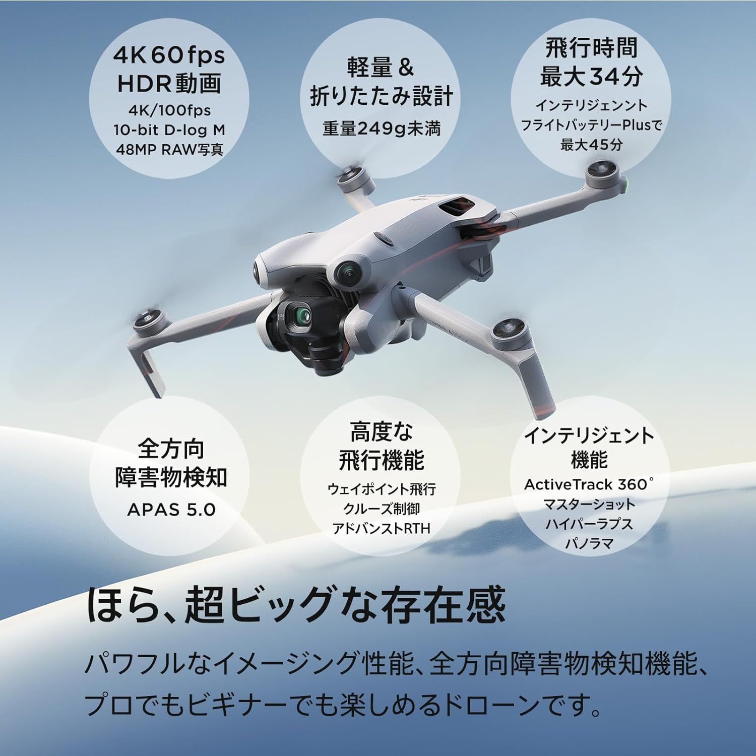 新品・未開封品】DJI ドローン Mini 4 Pro Fly Moreコンボ Plus ミニドローン カメラ付き 小型 M14001 A0426  0717ML011 0120240717101499 - メルカリ