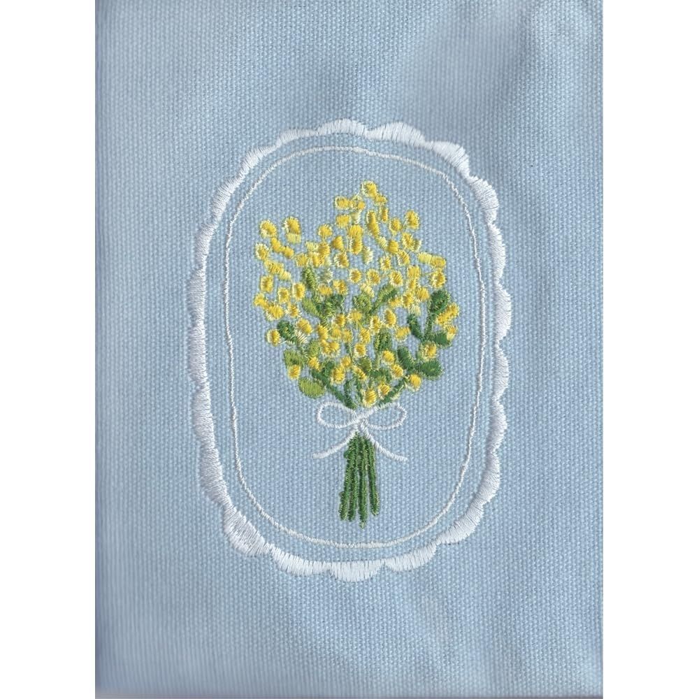 古川紙工 ブックカバー 文庫 刺繍 HONTOWATASHI ミモザ QE73 - メルカリ
