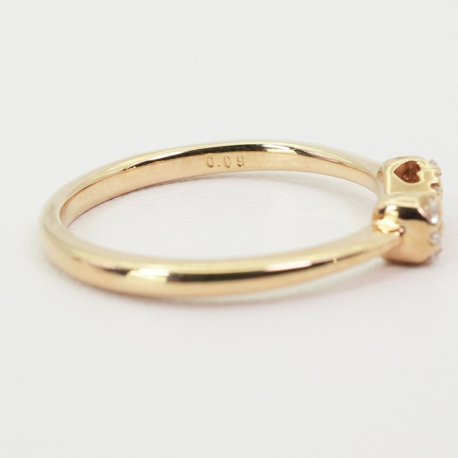 美品 ポンテヴェキオ K18×ダイヤ リボン リング パヴェ/24-4206 - メルカリ 