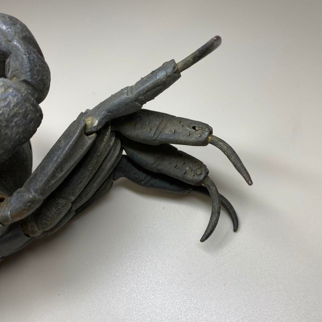 自在カニ置物 685g|幅約23㎝