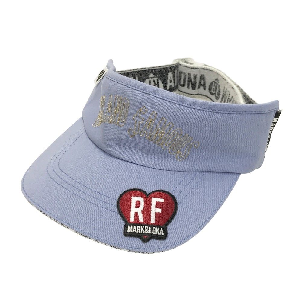 MARKu0026LONA マークアンドロナ バイザー レディース メンズ 【美品】 MARK\u0026LONA マークアンドロナ サンバイザー グリーン系 FREE ゴルフ