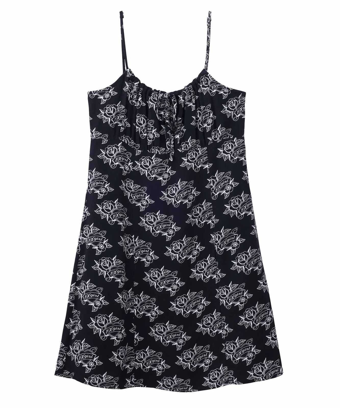 エックスガール タトゥーパターンミニドレス TATOO PATTERN MINI DRESS