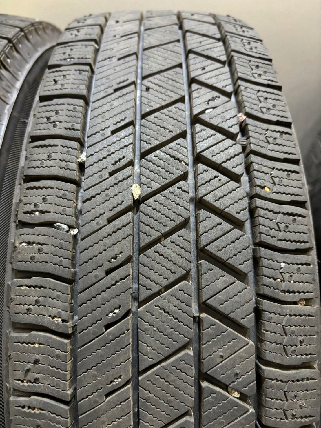 ★165/65R14 BRIDGESTONE/VRX3 21年製 トヨタ 純正 スチール 14インチ 5J +35 100 4H スタッドレス 4本 ルーミー パッソ タンク (南2-G264)