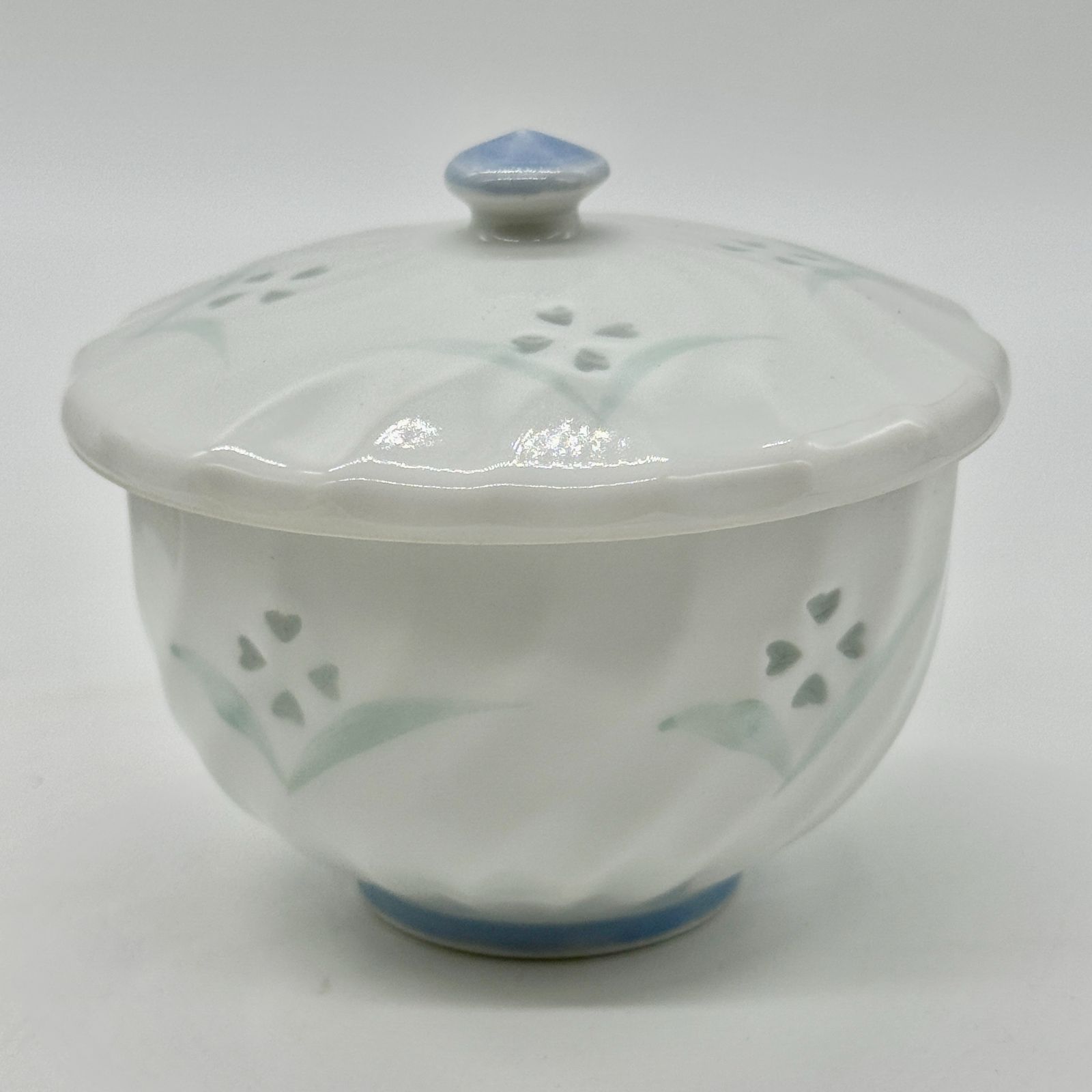 未使用品】有田焼 ホタル彫り 透かし 高山窯 急須＆蓋付湯呑