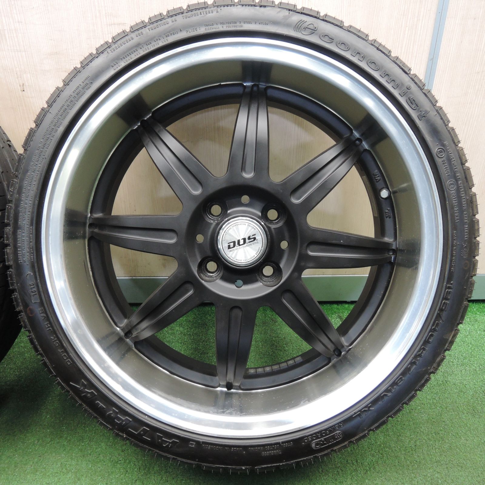 送料無料* バリ溝！キレイ！9.5分☆195/40R17 エコノミスト ATR-K D.O.S. DOS 社外 アルミ 17インチ  PCD100/4H☆4030604TNノ - メルカリ