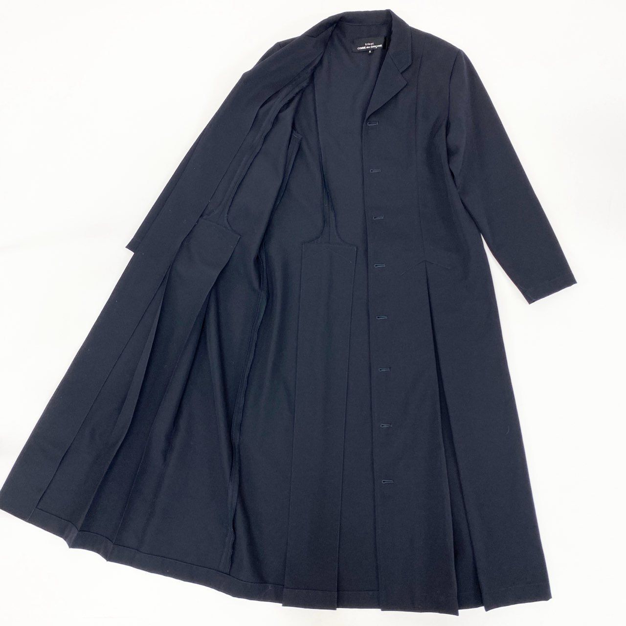 トリココムデギャルソン 切替 アシンメトリー ワンピース ロングコート COMME des GARCONS - tricotcommedesgarcons/トリコ