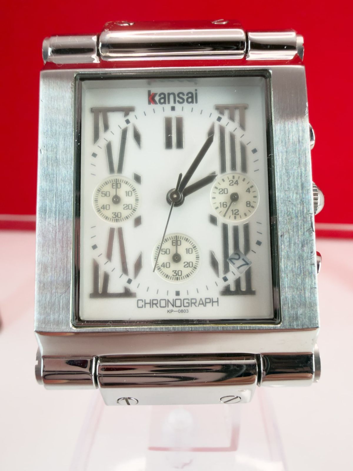 山本寛斎 Kansai Yamamoto Chronograph KP-0803 腕時計 稼働品 - メルカリ