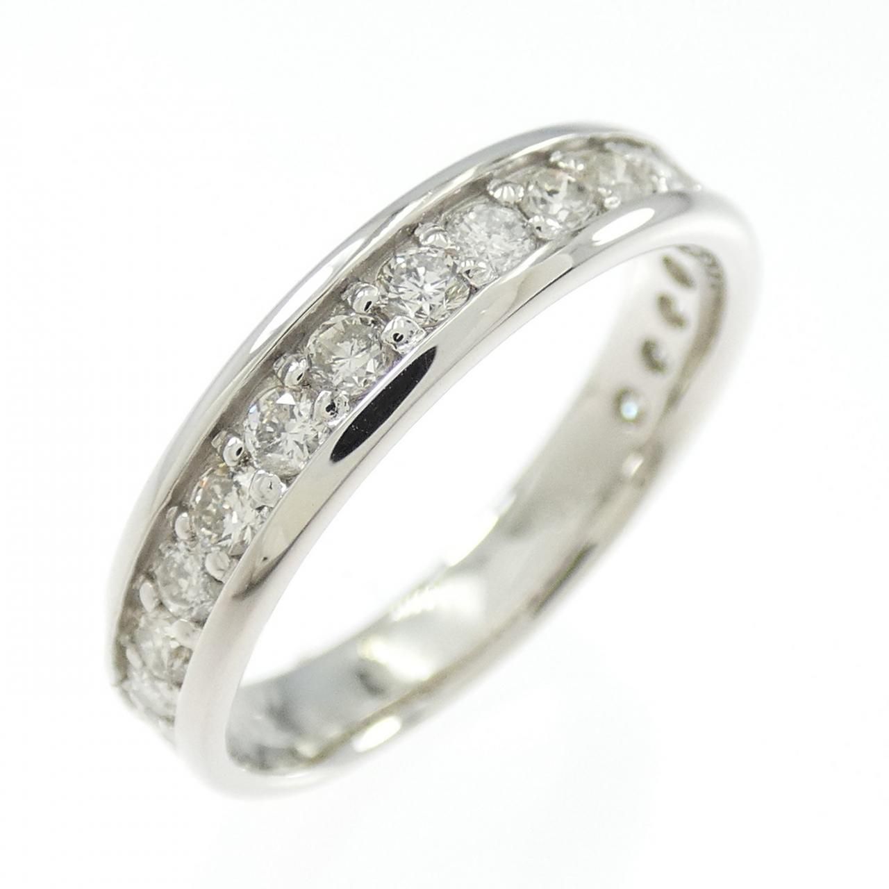 PT900 ハーフエタニティ ダイヤモンド リング 0.50CT - メルカリ