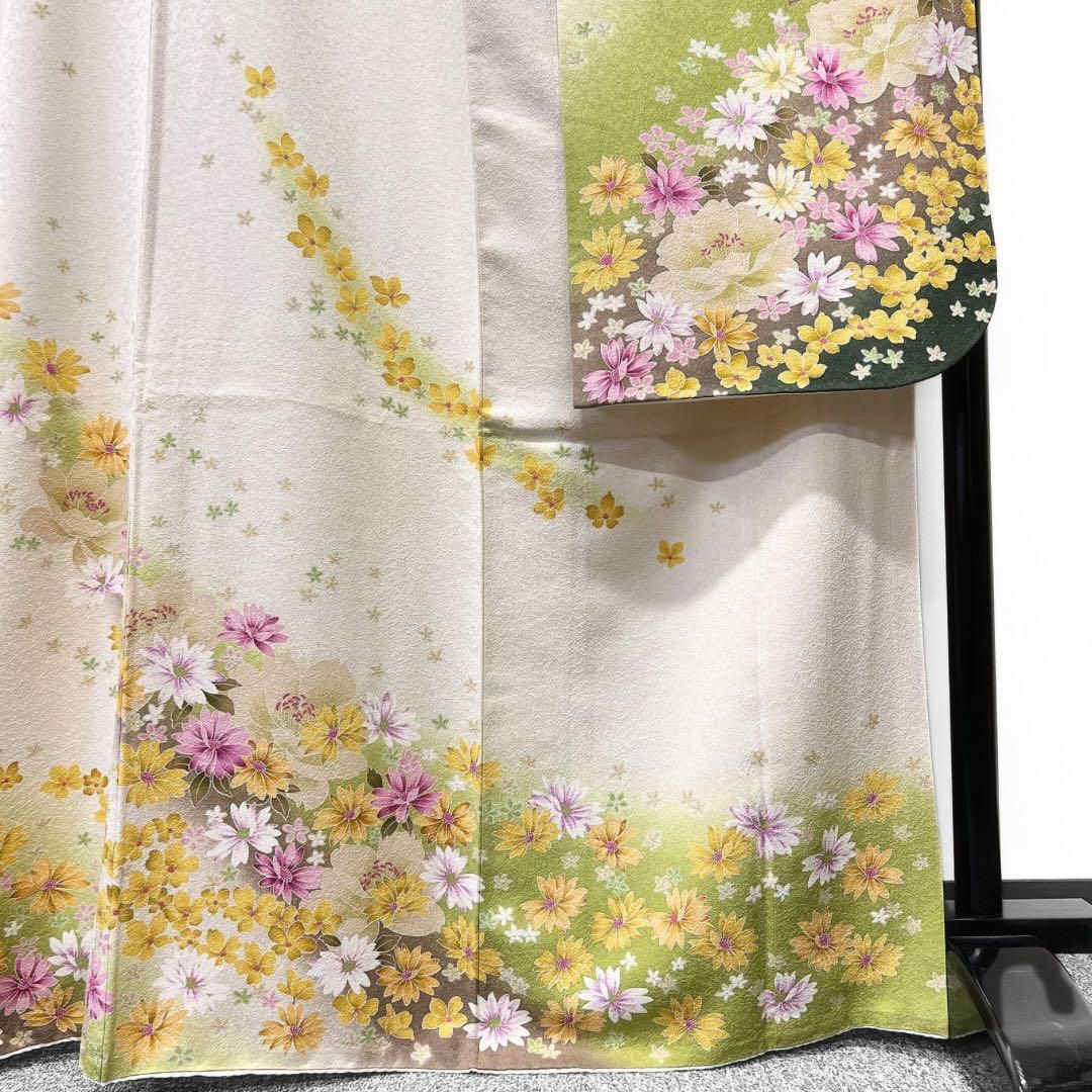 振袖金通し刺繍菊花牡丹晴れの日成人式卒業式着物025w