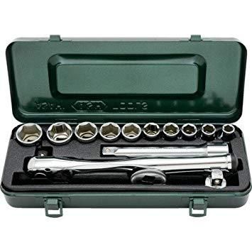 2営業日で発送 旭金属工業 VJS4200ASH レボウェイブ6角ソケットレンチセット12.7 ×14PCS8550867