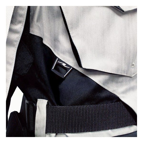 デュアルテックスアドベンチャーオールシーズンジャケット ヘリンボーンシルバー-LL