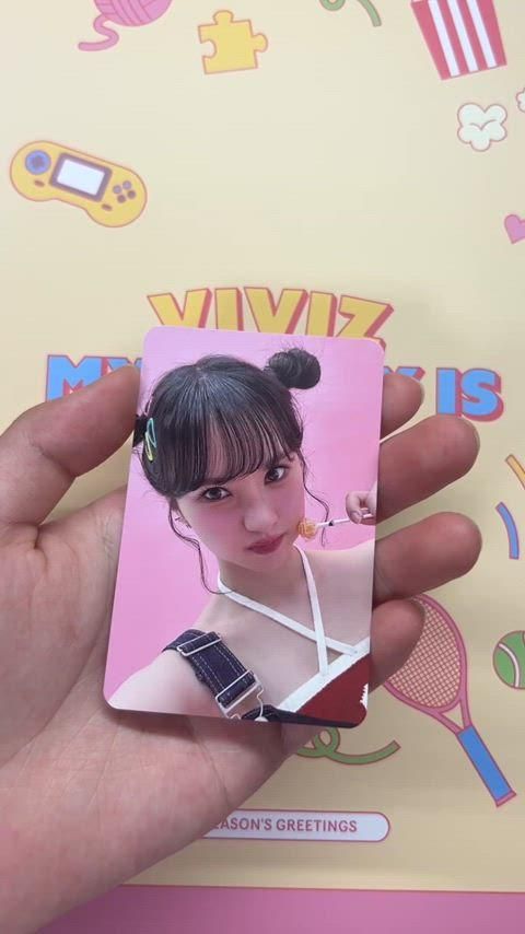 【韓国ウリ銀行限定】　ウリバンク　トレカ　QWER ヒナ　HIMA VIVIZ(ビビジ) ウナ(EUNHA) 2024 シーグリ シーズン