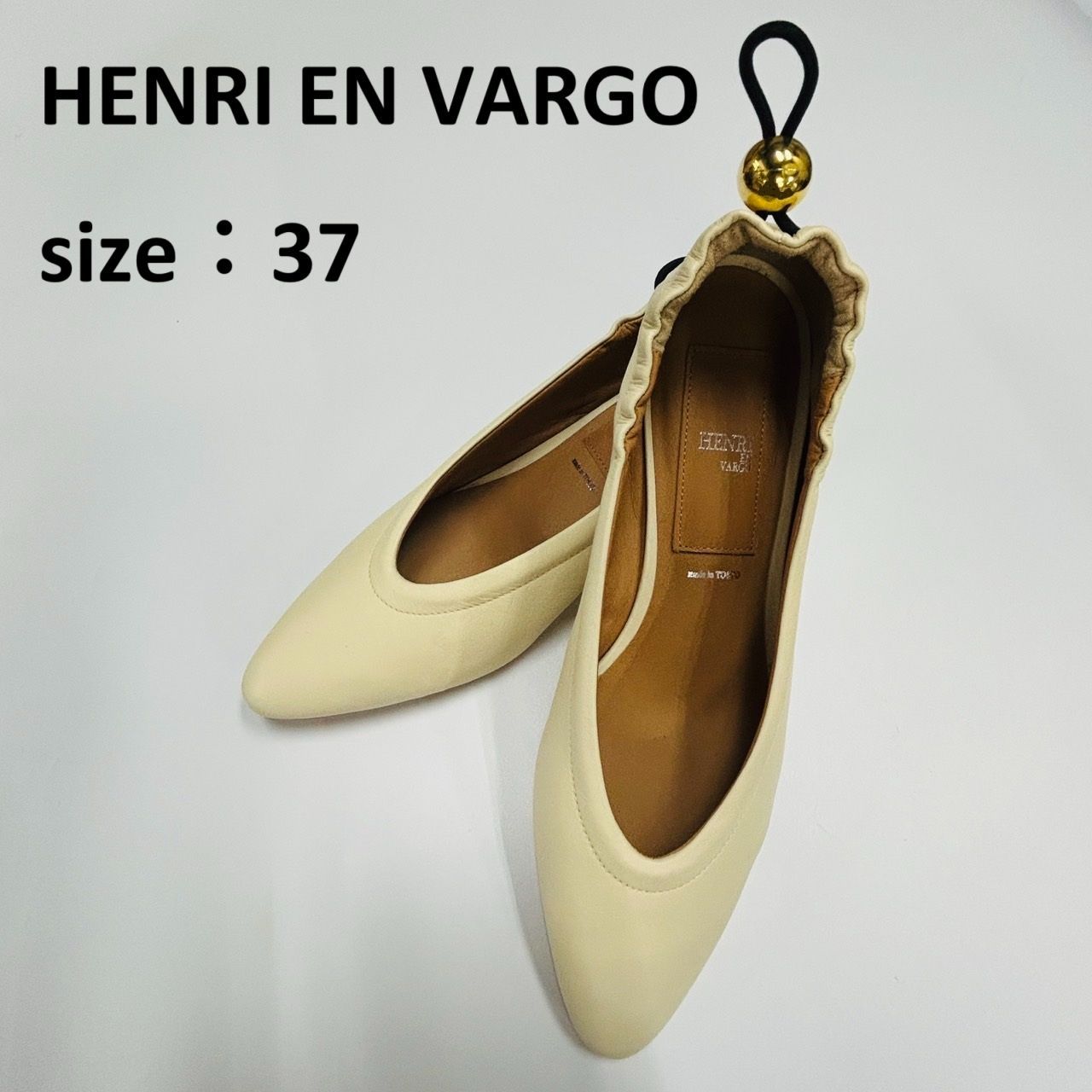 新品未使用　HENRI EN VARGO パンプス HENRI EN VARGO/ヘンリ エン ヴァーゴ】ポインテッドトゥ