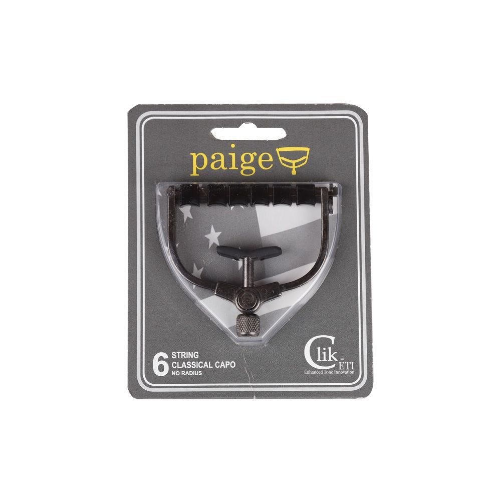Paige ペイジ クラシックギター用カポタスト PC-6CL-ETI ETI 圧条 馬蹄形 ワンタッチリターン アメリカ製