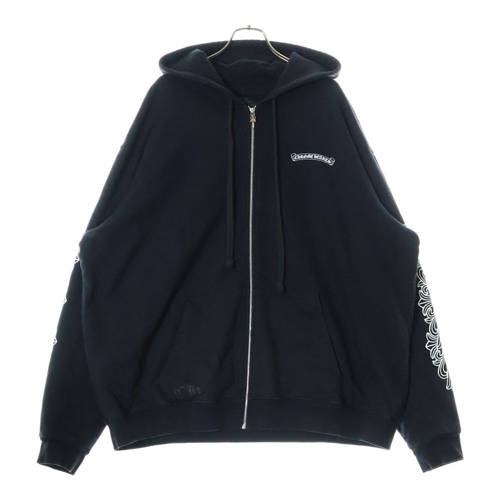 Chrome Hearts Aspen Excluisve ジップ スウェット パーカー Chrome Hearts Aspen Excluisve Zip Up Hoodie Black (CHROME