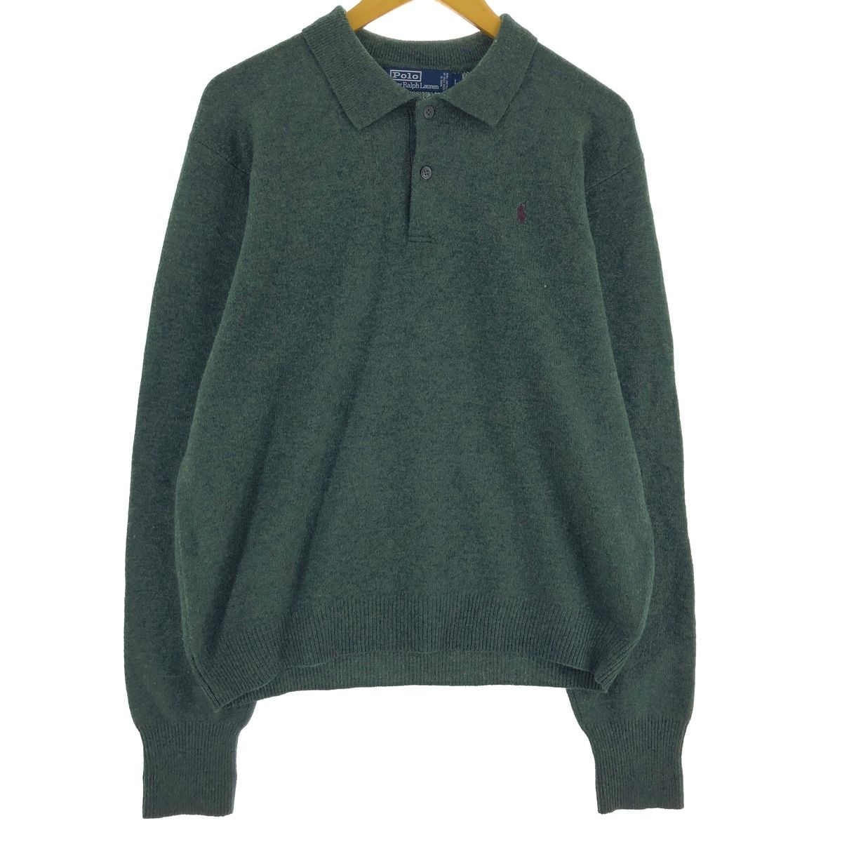 古着 ラルフローレン Ralph Lauren POLO by Ralph Lauren ポロニットセーター メンズL相当/eaa497674