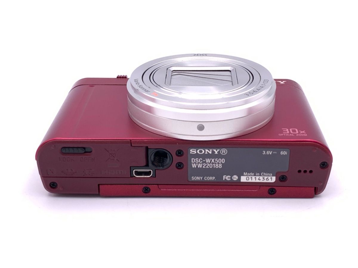 中古】 【並品】 ソニー Cyber-shot DSC-WX500 R レッド - メルカリ