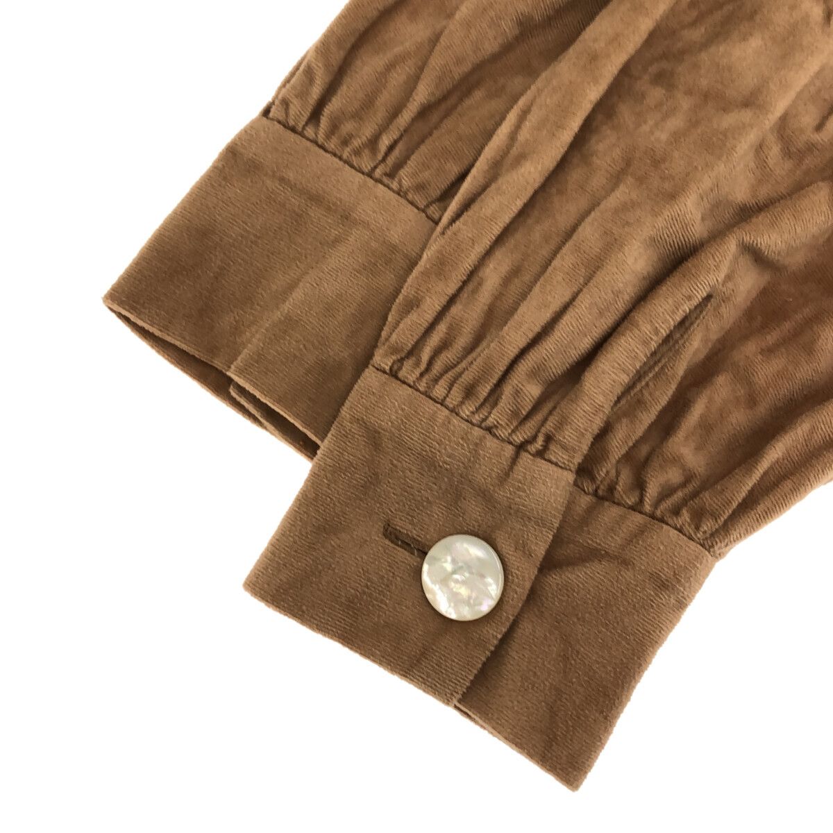 mina perhonenミナペルホネンcolleenベルベットトップス36