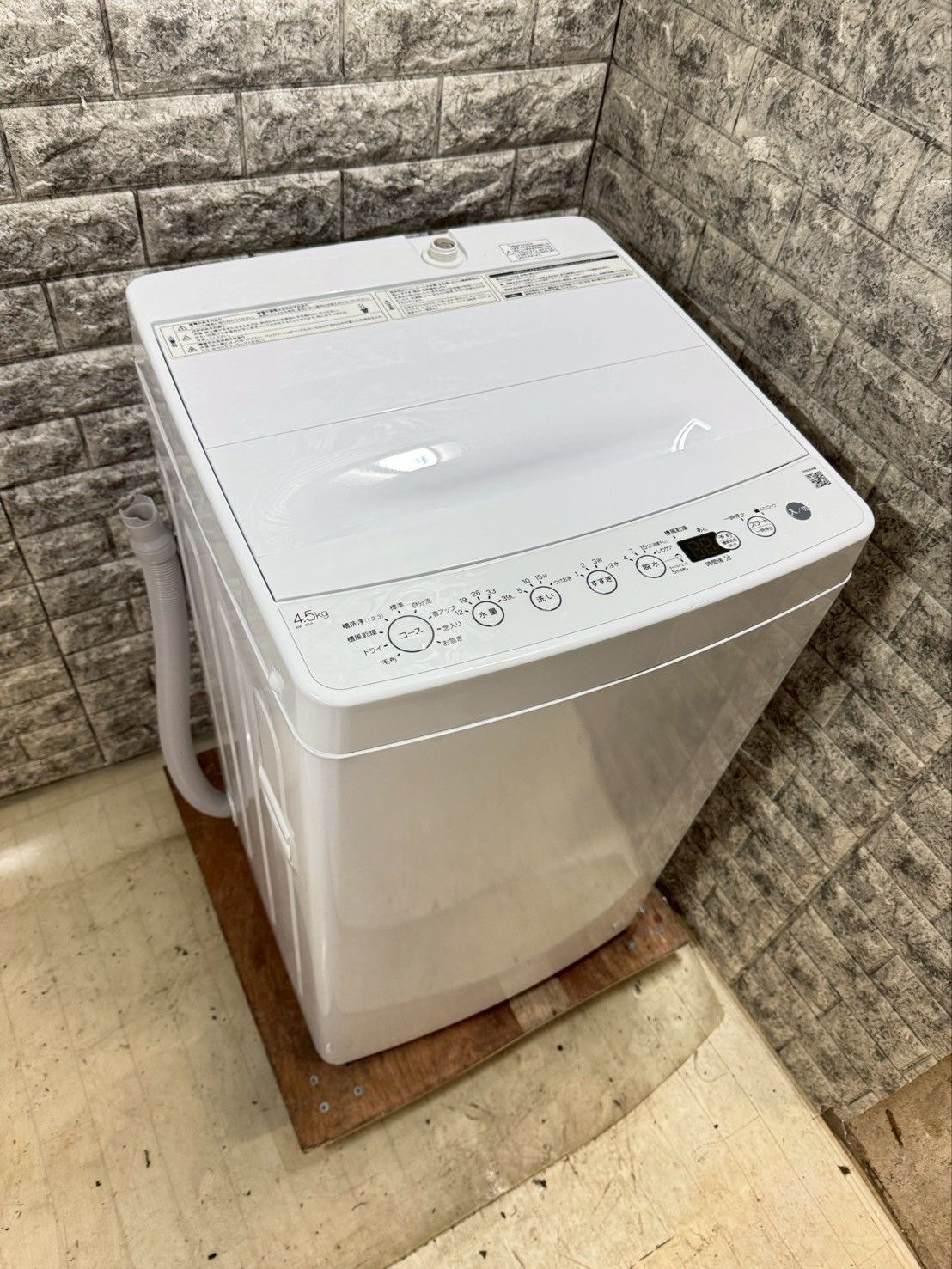 【美品】大阪送料無料★3か月保障付き★洗濯機★ハイアール★4.5kg★2022年★BW-45A★S-547