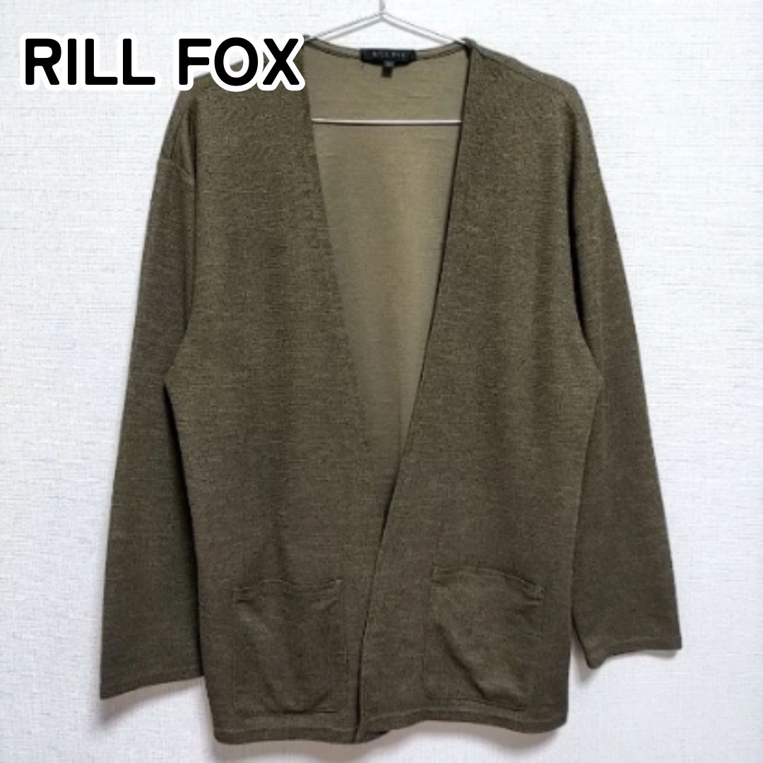 RILL FOX リルフォックス LL オリーブグリーン Vネック 長袖