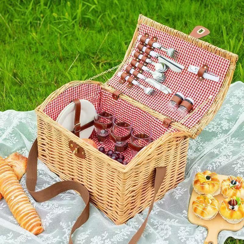 ピクニックバスケット 食器付き バスケットセット ピクニック