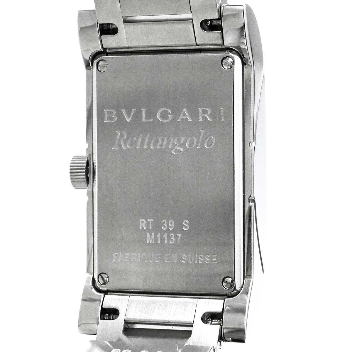 3715) ブルガリ BVLGARI レッタンゴロ RT39S クォーツ SS 腕時計 