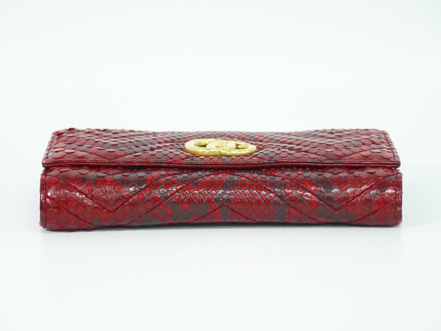 本物 グッチ GUCCI GGマーモント コンチネンタル キルティング 長財布