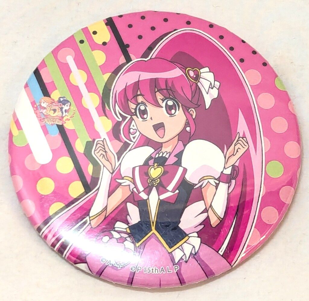 プリキュア　15周年ライブ　缶バッジ プリキュア15周年アニバーサリーライブ 15☆Dreams Come True 缶