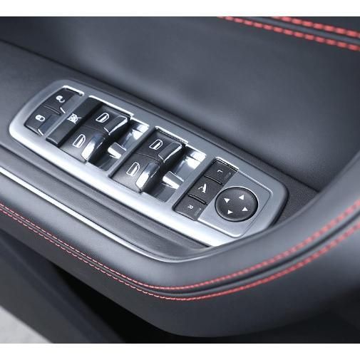 ウィンドウスイッチガーニッシュ 【マセラティ レヴァンテ ギブリ maserati levante ghibli】専用設計 内装インテリアパネル ABS メッキ ウィンドウスイッチガーニッシュ マセラティ レヴァンテ ギブリ