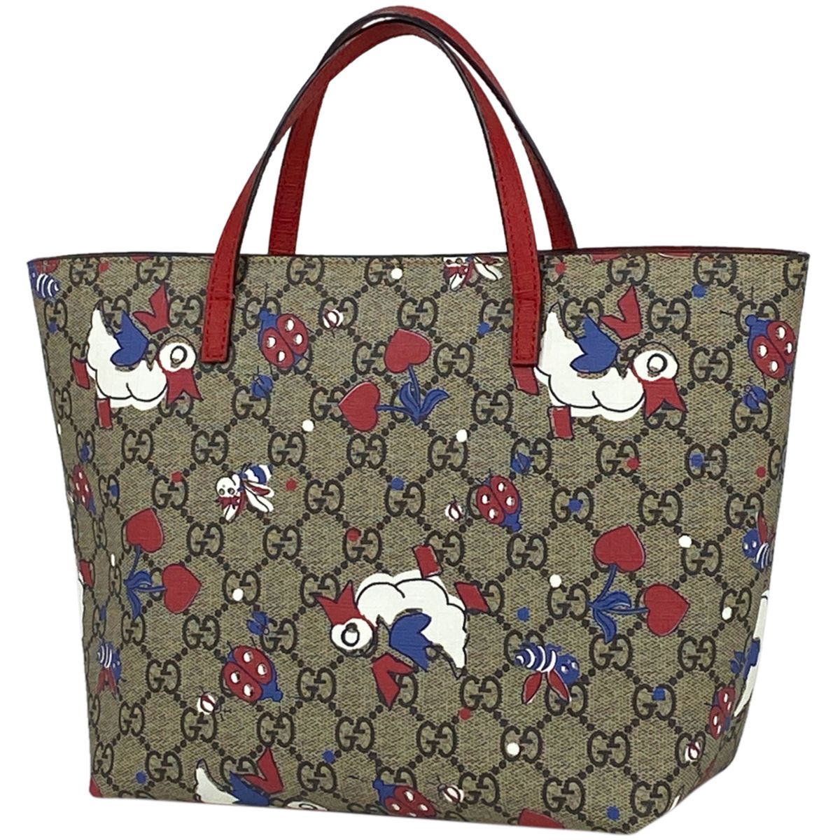 グッチ GUCCI チルドレンズ ハンドバッグ トートバッグ GG柄 アヒル 