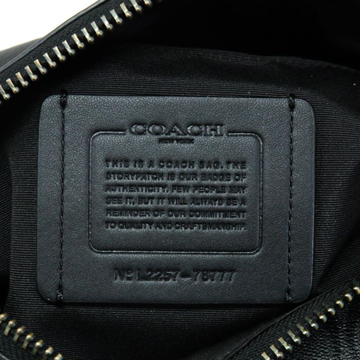 コーチ COACH ボディバッグ PVC レザー シグネチャー 78777