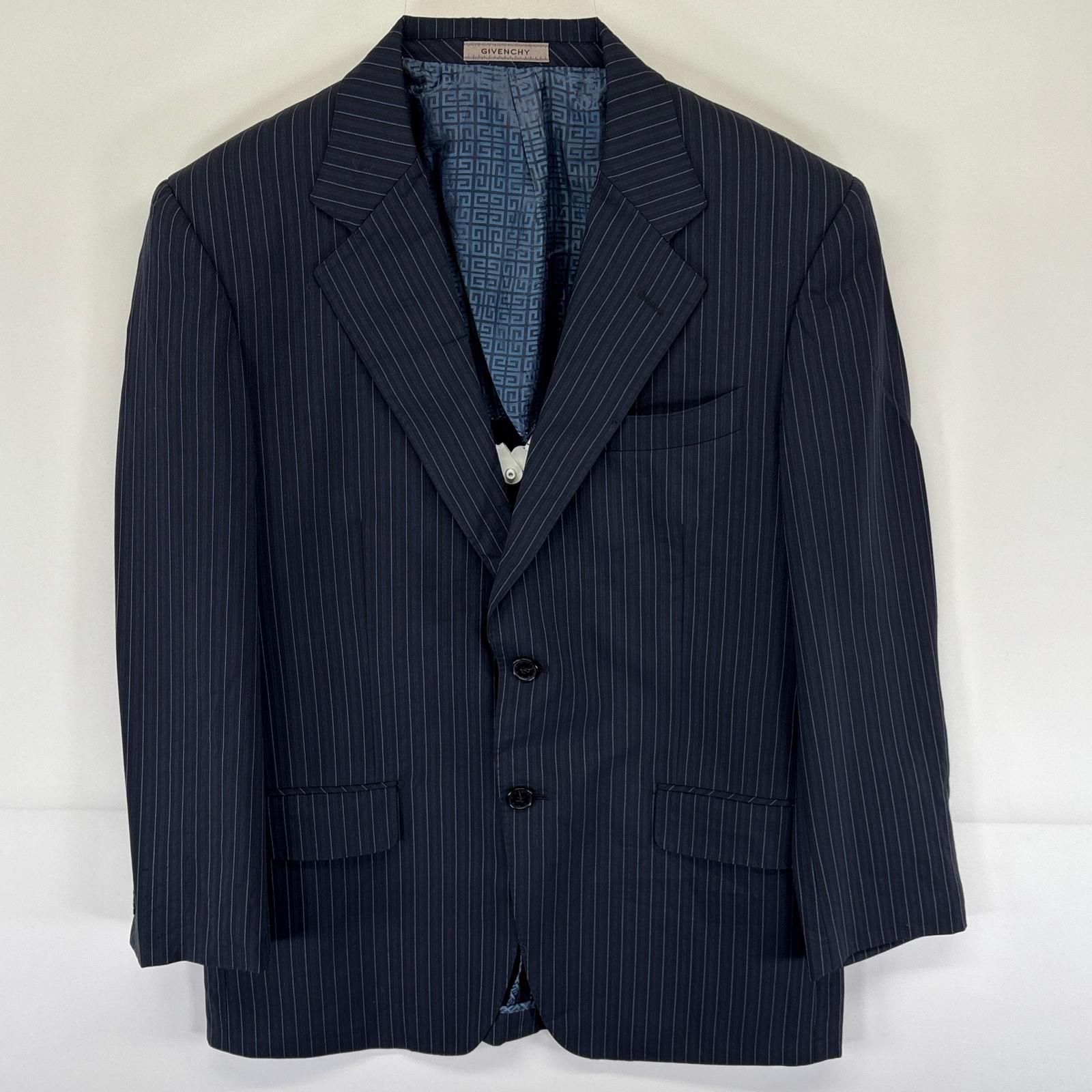 古着 ジバンシー Givenchy テーラードジャケット ストライプ