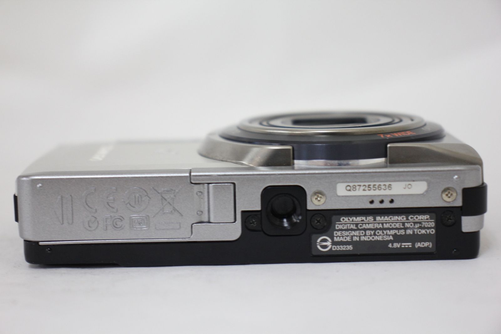 返品保証】 オリンパス Olympus μ-7020 7x バッテリー付き コンパクト