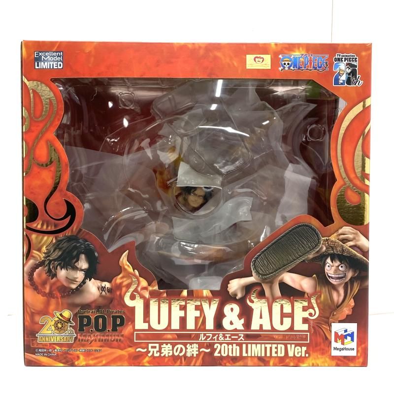 【新品未使用】ワンピース ルフィ&エース 20th LIMITED VER. ワンピース ONE PIECE POP ルフィ＆エース 20th LIMITED - メルカリ