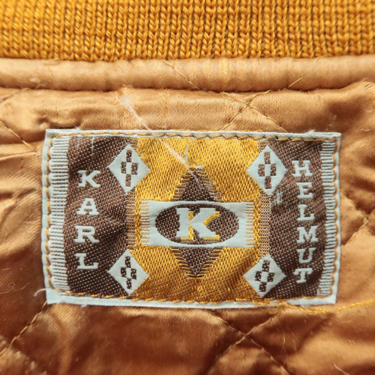 カールヘルム ピンクハウス☆レザー&ウールのあったかジャンパー