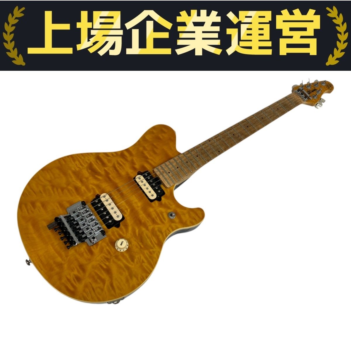MUSIC MAN EVH Signature Trans Gold 1994 D-Tuna搭載